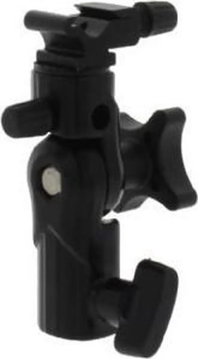Falcon Eyes CLD-10 Camerabeugel met Flitsschoen - Zwart - afbeelding 5 van 6