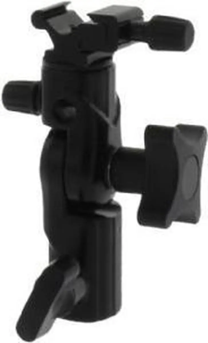 Falcon Eyes CLD-10 Camerabeugel met Flitsschoen - Zwart - afbeelding 6 van 6