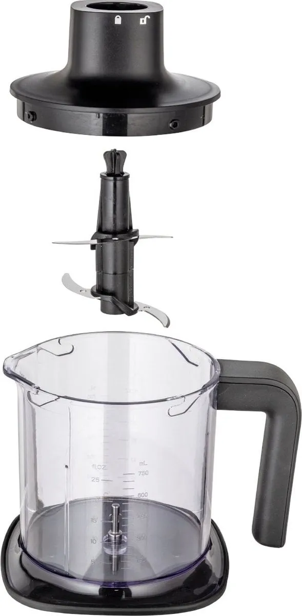 CASO HB 1000 Staafmixer - 1000W 17.000 tpm - 4-delig