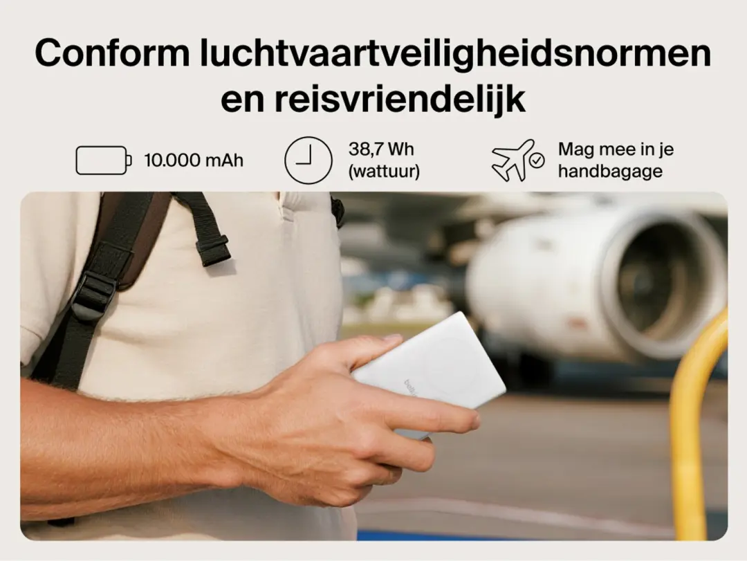 Belkin UltraCharge Pro BPD014HQWH Powerbank - Wit - afbeelding 6 van 6