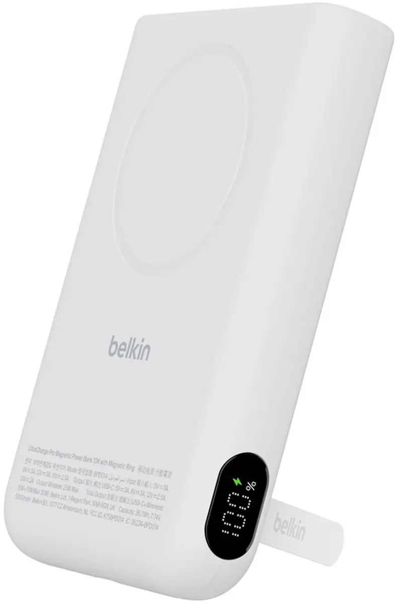Belkin UltraCharge Pro BPD014HQWH Powerbank - Wit - afbeelding 2 van 6
