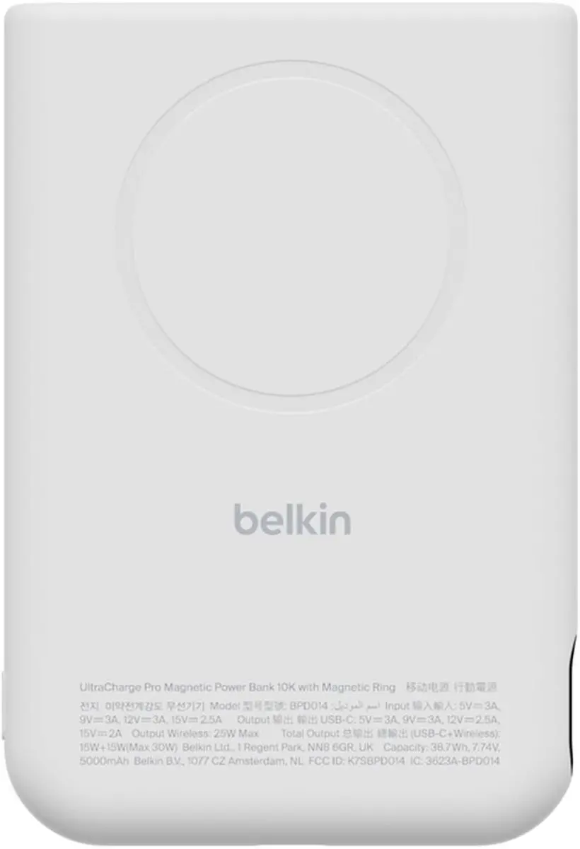 Belkin UltraCharge Pro BPD014HQWH Powerbank - Wit - afbeelding 3 van 6