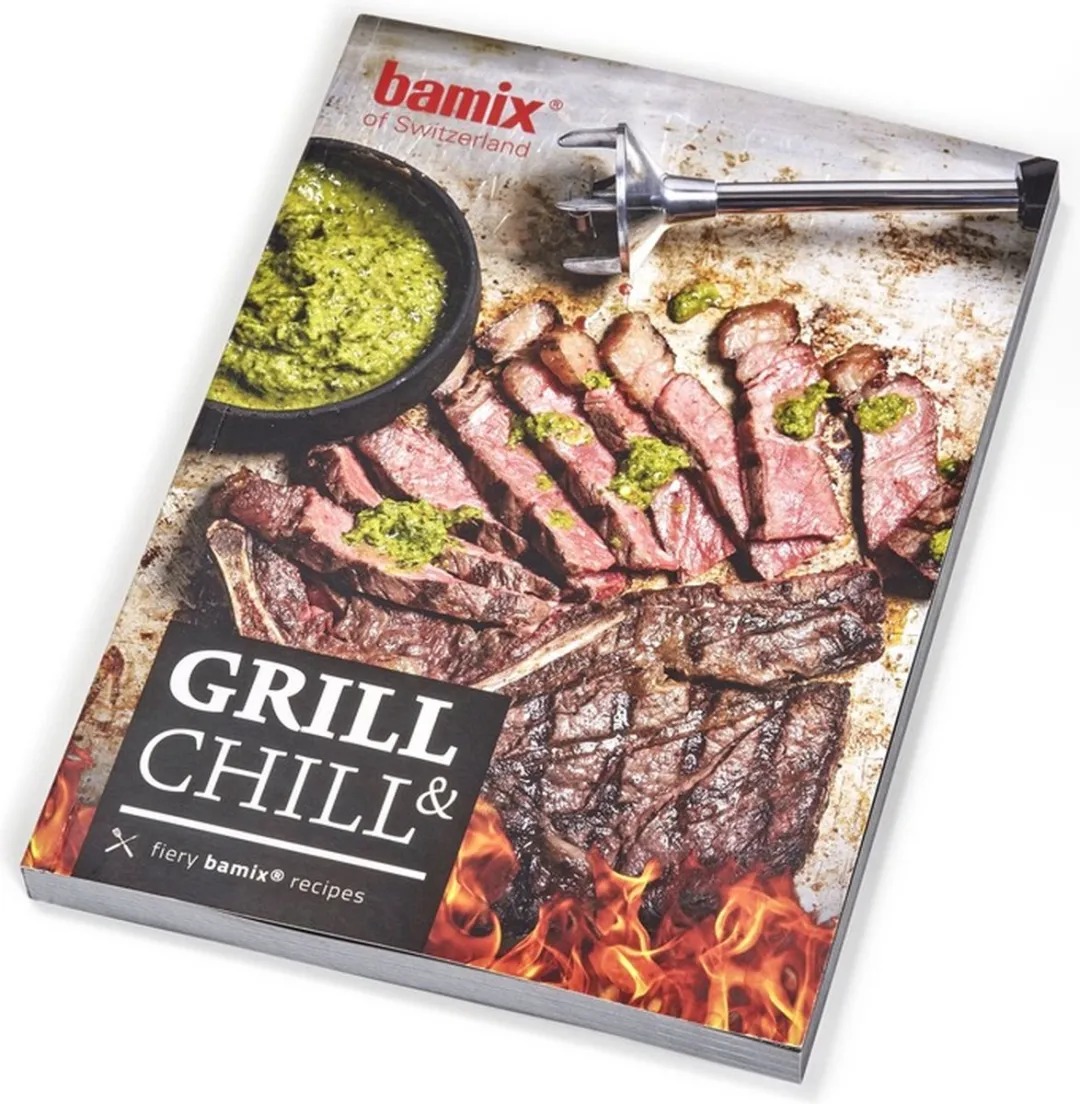 Bamix BBQ M200 Staafmixer - 200W - 4 Mesjes - 1L - Zwart