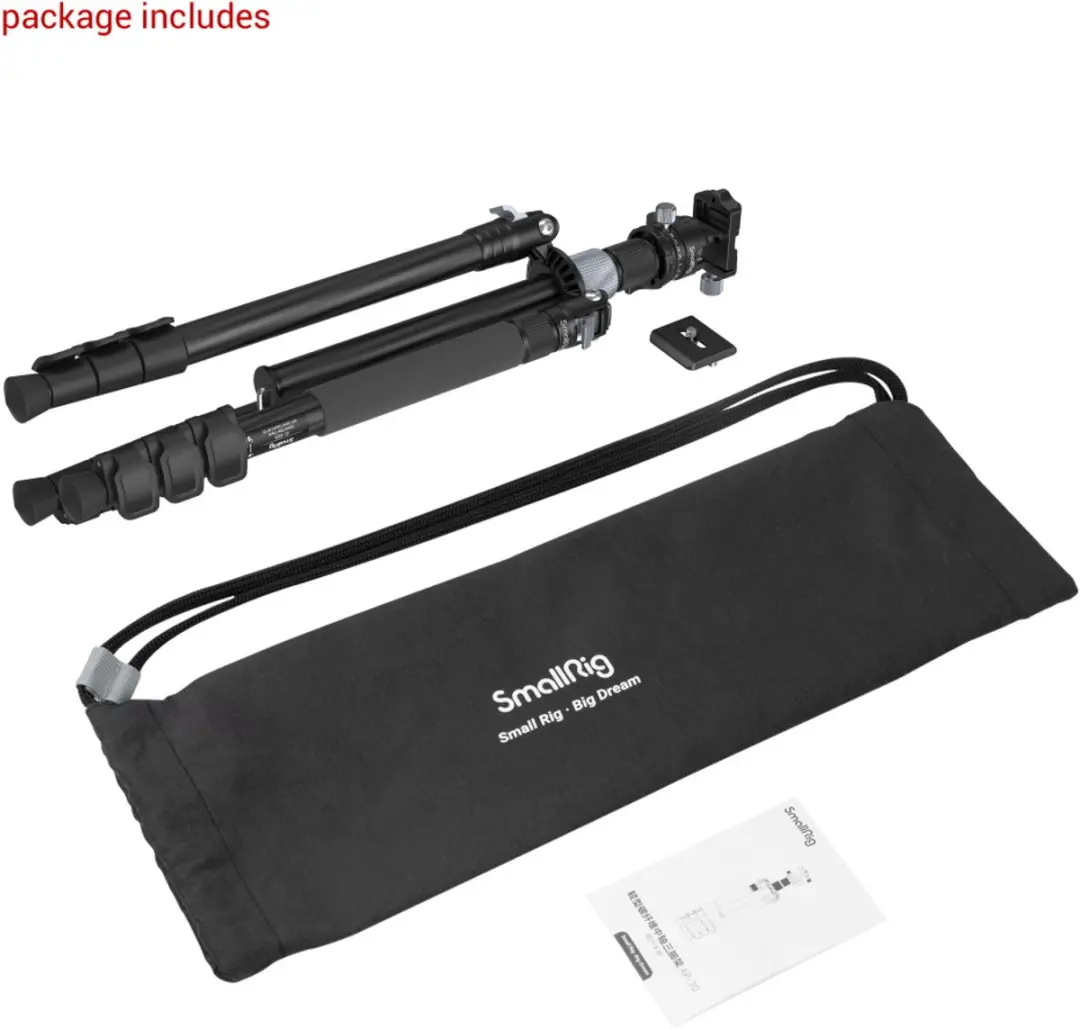 SmallRig 4059 Koolstofvezel Statief AP-20 - Zwart - afbeelding 5 van 6