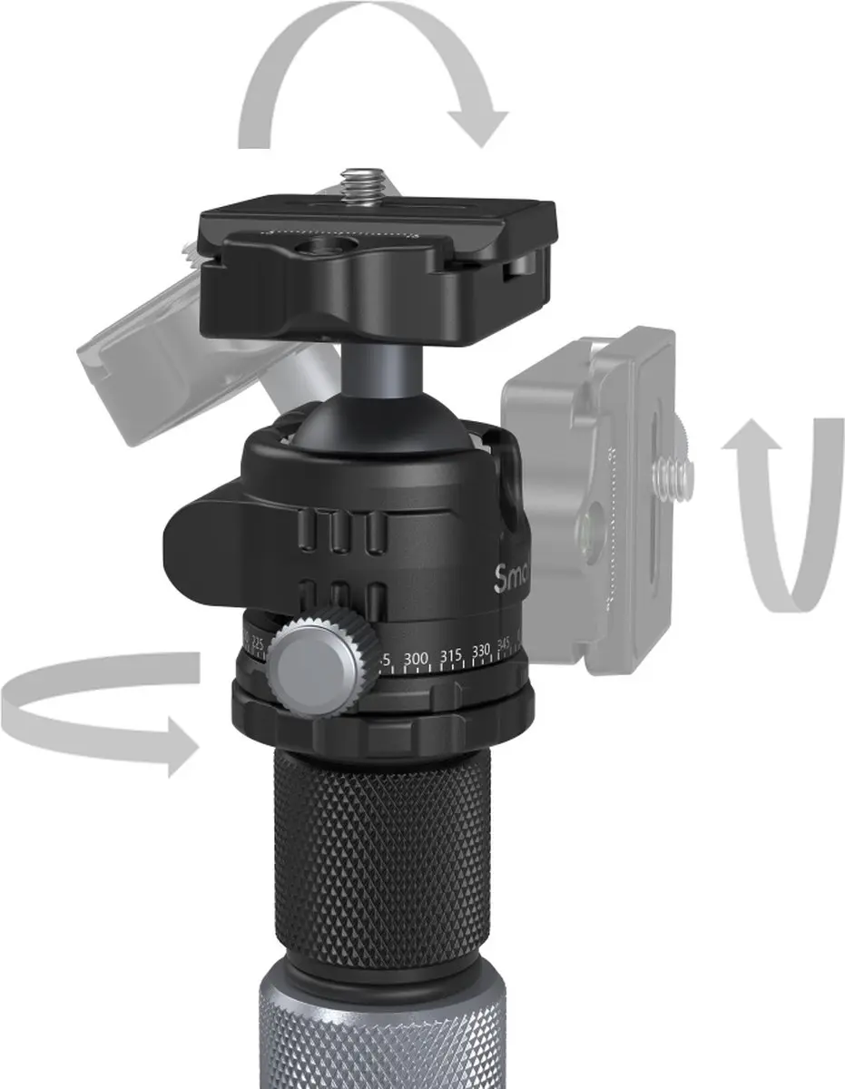 SmallRig 4059 Koolstofvezel Statief AP-20 - Zwart - afbeelding 4 van 6