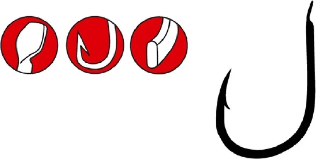 Gamakatsu G1 Competition G1-103 Haken - Maat 8 - 15 stuks - afbeelding 3 van 4