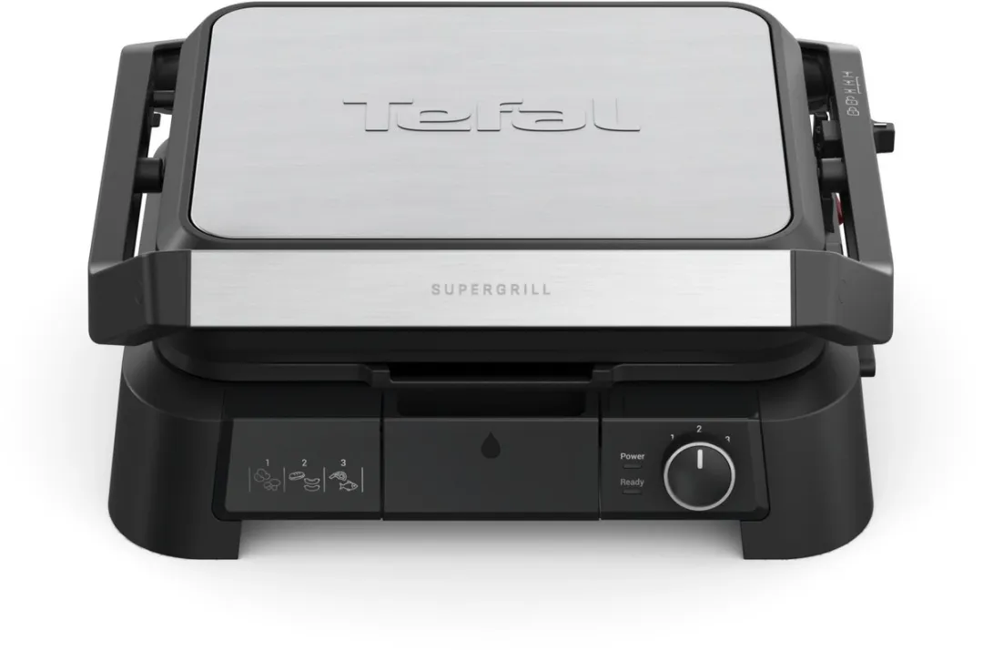 Tefal SuperGrill GC510D Contactgrill 3-in-1 - 2000W - Zwart/RVS - afbeelding 6 van 6