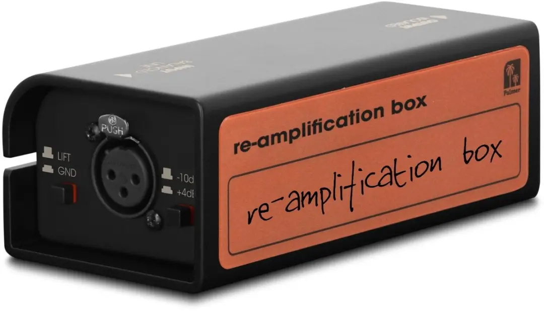 Palmer RIVER Trave Passieve Re-amp Box - Oranje/Zwart - afbeelding 6 van 6