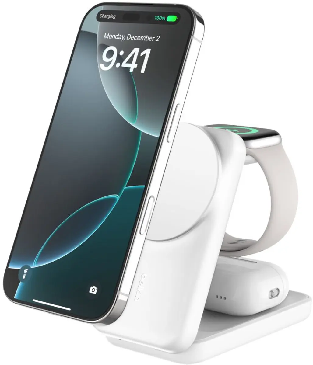 Belkin UltraCharge WIZ036KQWH 3-in-1 Oplader
