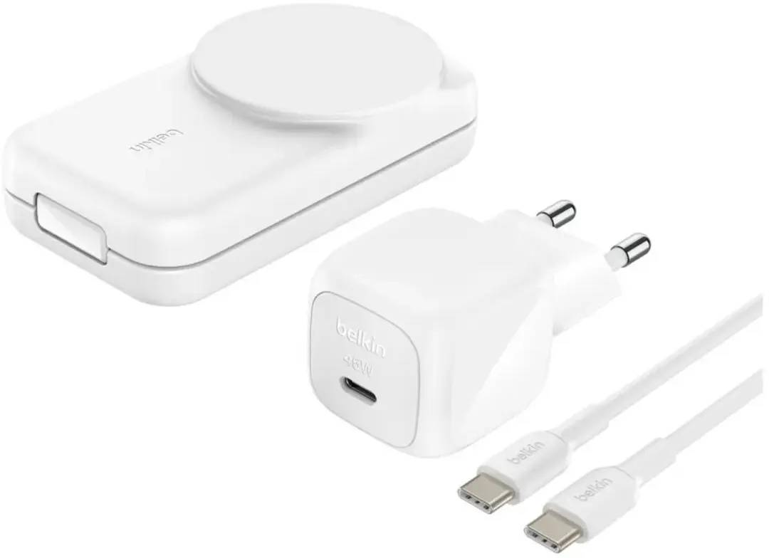 Belkin UltraCharge WIZ036KQWH 3-in-1 Oplader - Wit - afbeelding 4 van 6