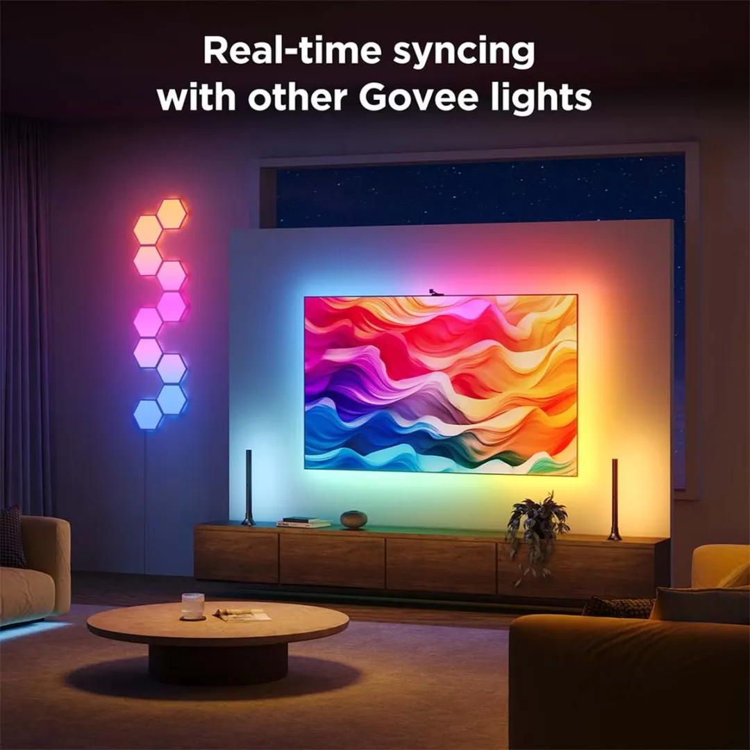 Govee Smart TV Backlight 3S Netflix 55-65" - RGBW LED-strip - Zwart