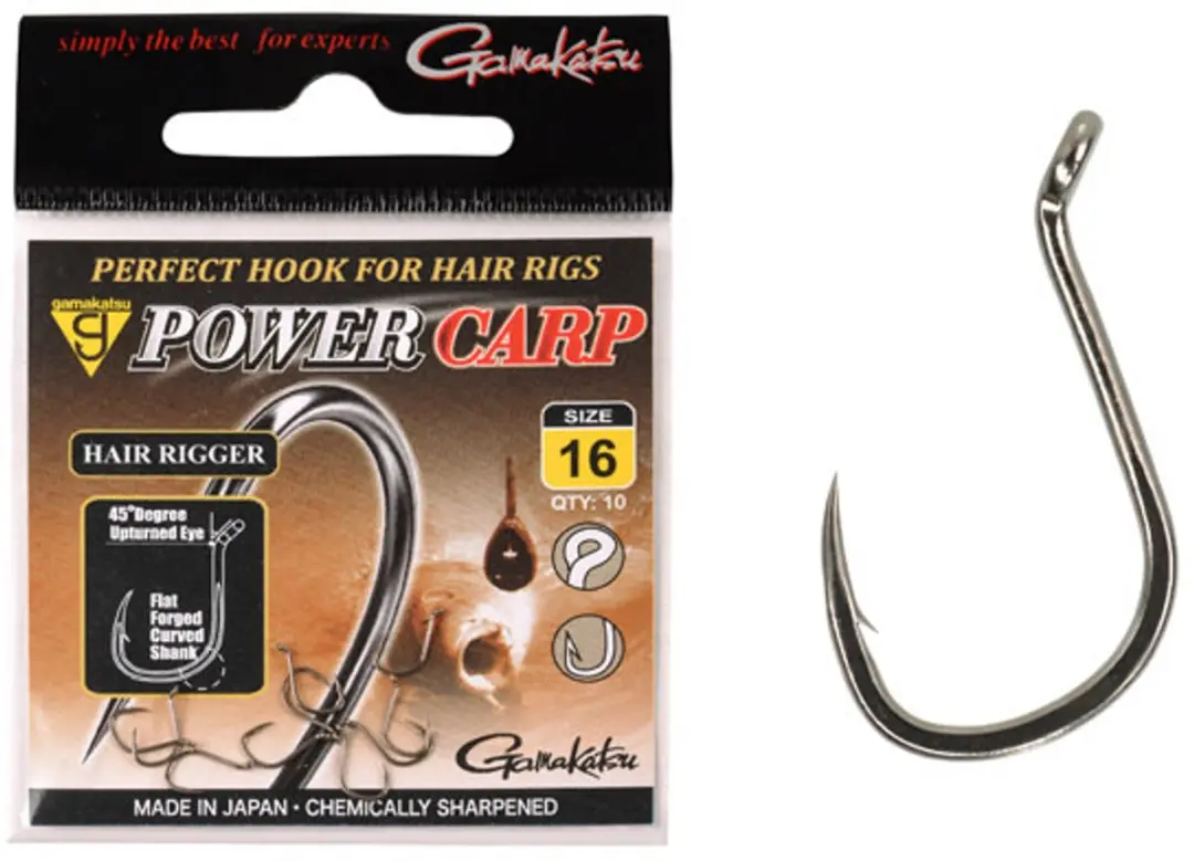 Gamakatsu G Power Carp Hair Rigger 16 - 10 stuks - afbeelding 2 van 2