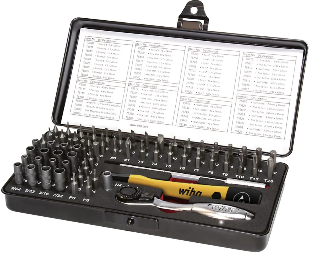 Wiha 7000SK65ESD MicroBit-set ESD