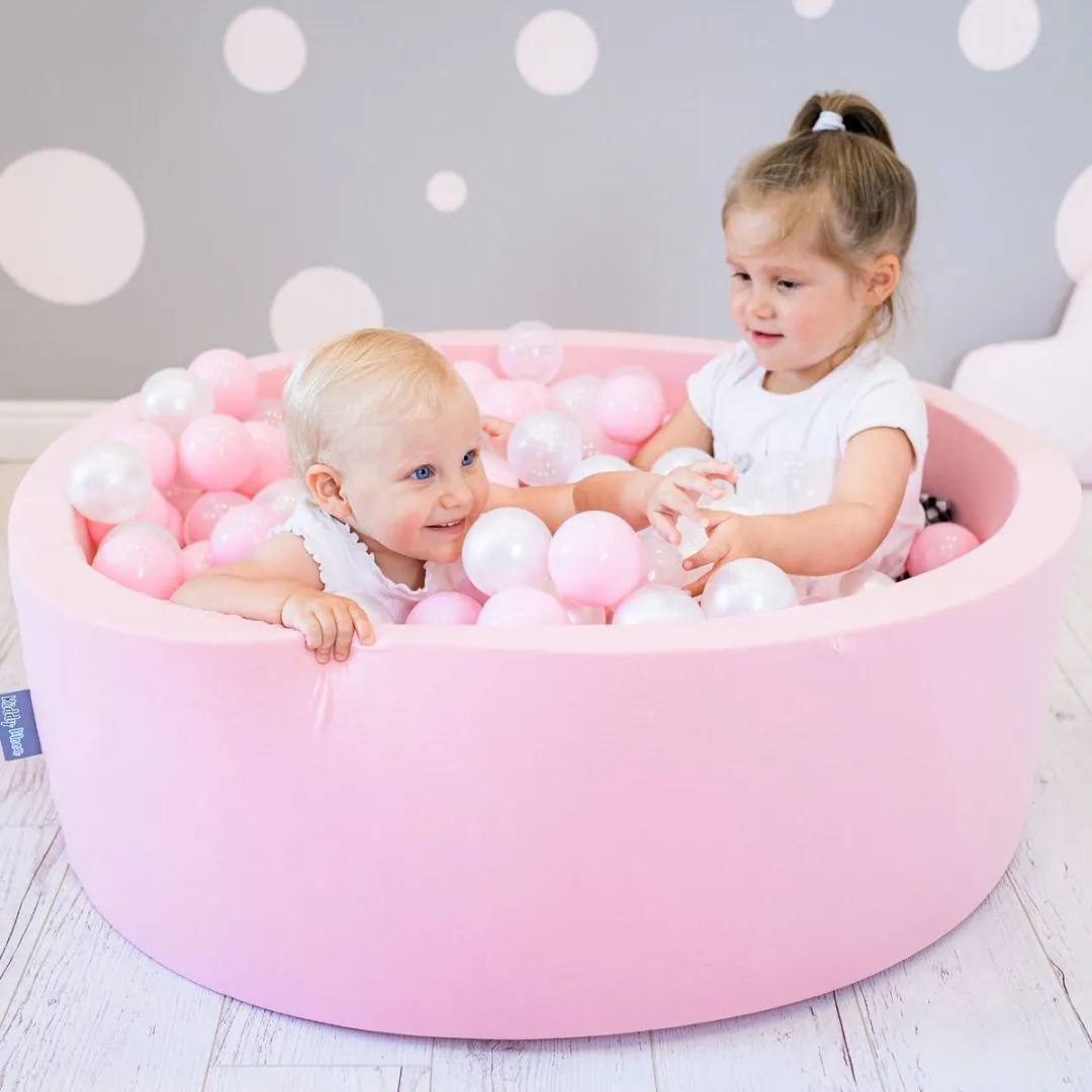 KiddyMoon Ballenbak 373809 - 300 Ballen ∅7cm - Lichtroze