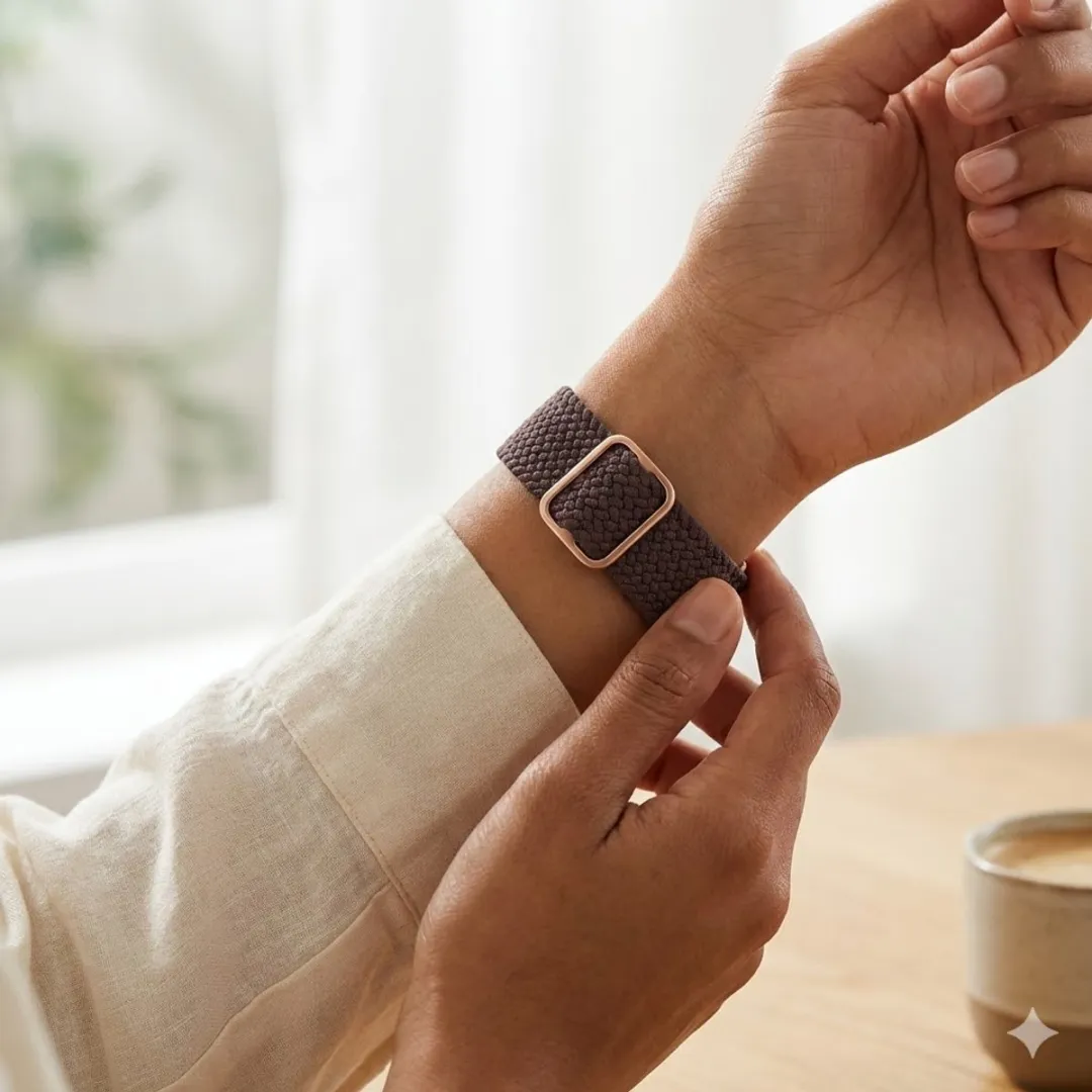 NUVEX Horlogeband Apple Watch 38-42mm - Beige Bruin - 2 Stuks