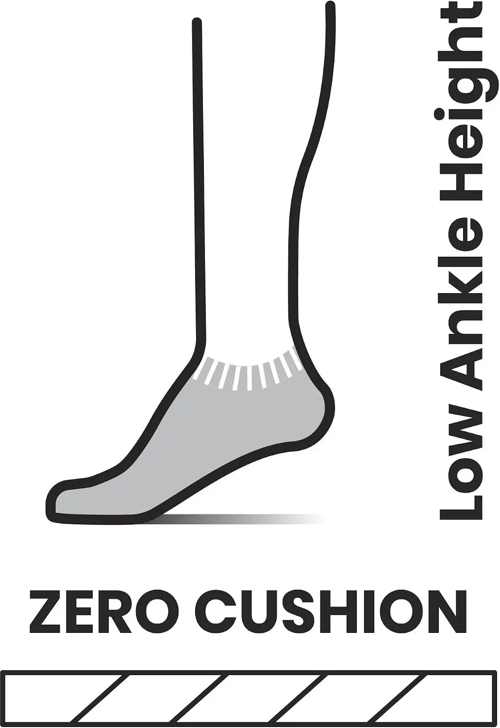Smartwool Zero Cushion Dames Hardloopsokken - Lage Enkel - afbeelding 2 van 2