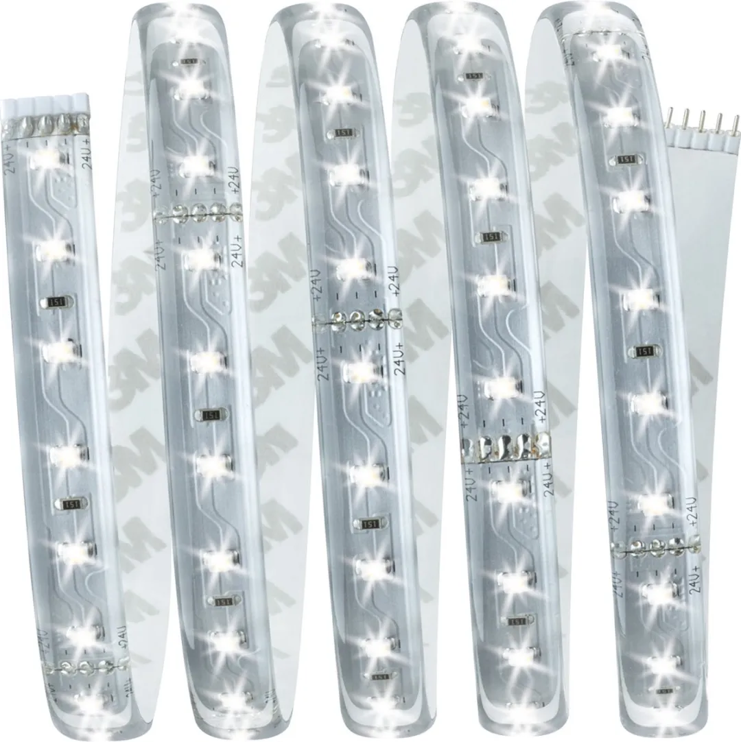 Paulmann MaxLED 500 LED-strip Basisset 150cm - Daglichtwit 6500K - Zilver - afbeelding 6 van 6