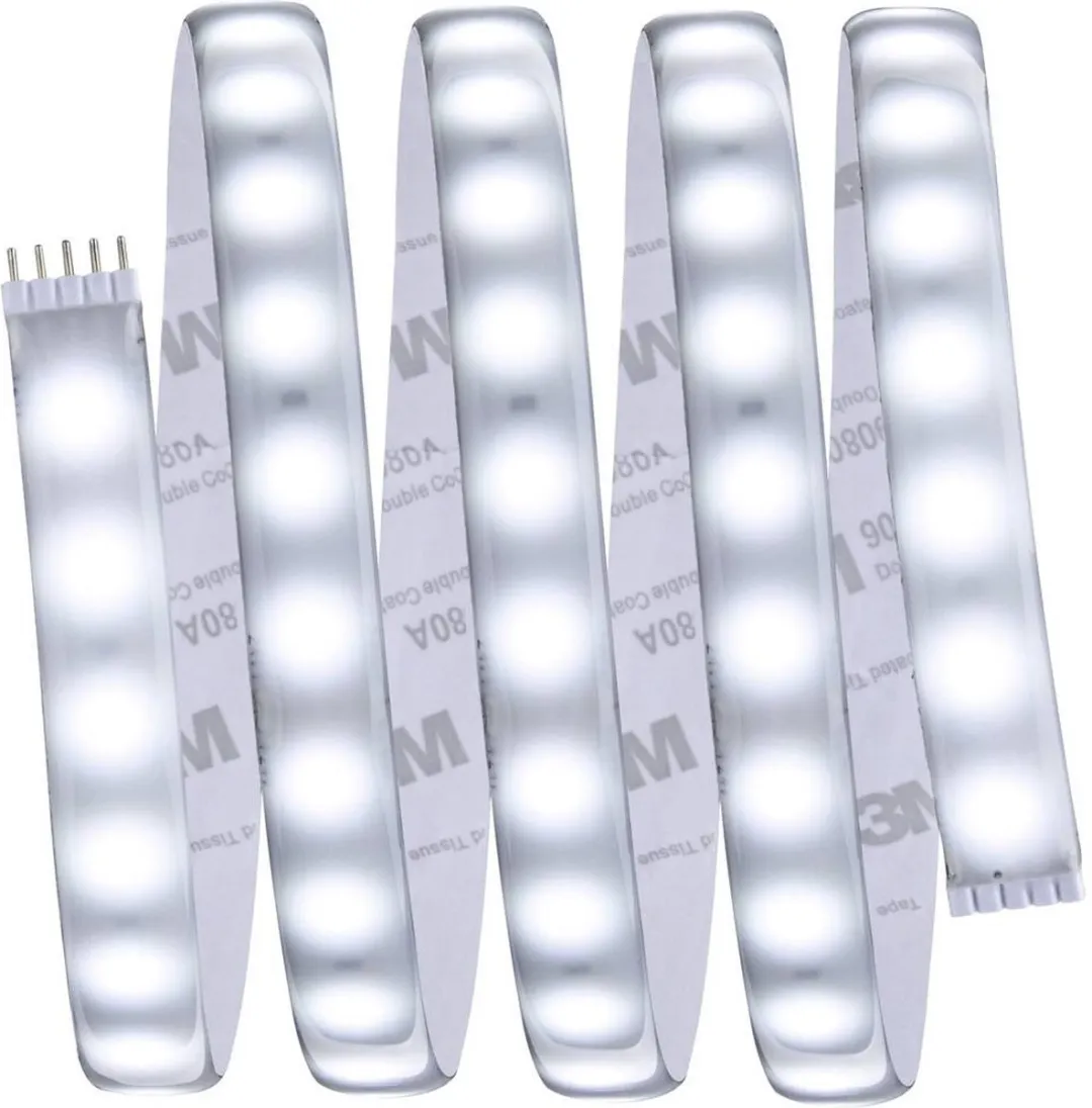 Paulmann MaxLED 500 LED-strip Basisset 150cm - Daglichtwit 6500K - Zilver