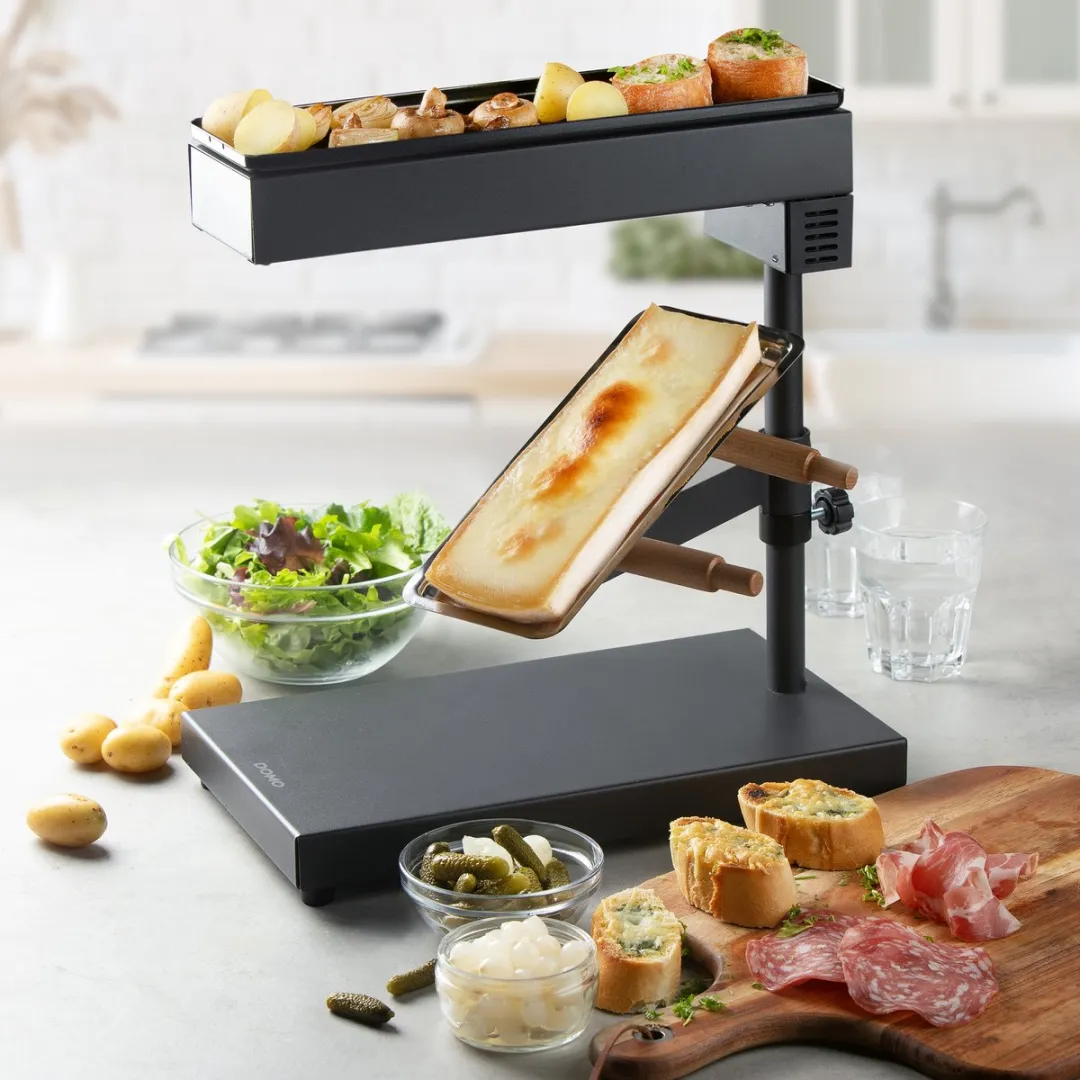 Domo DO1145RC Zwitsers Racletteapparaat 1000W - Grijs - afbeelding 6 van 6