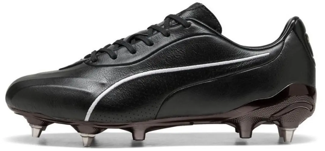 PUMA King Platinum MxSG Voetbalschoenen - Zwart/Goud - afbeelding 5 van 6