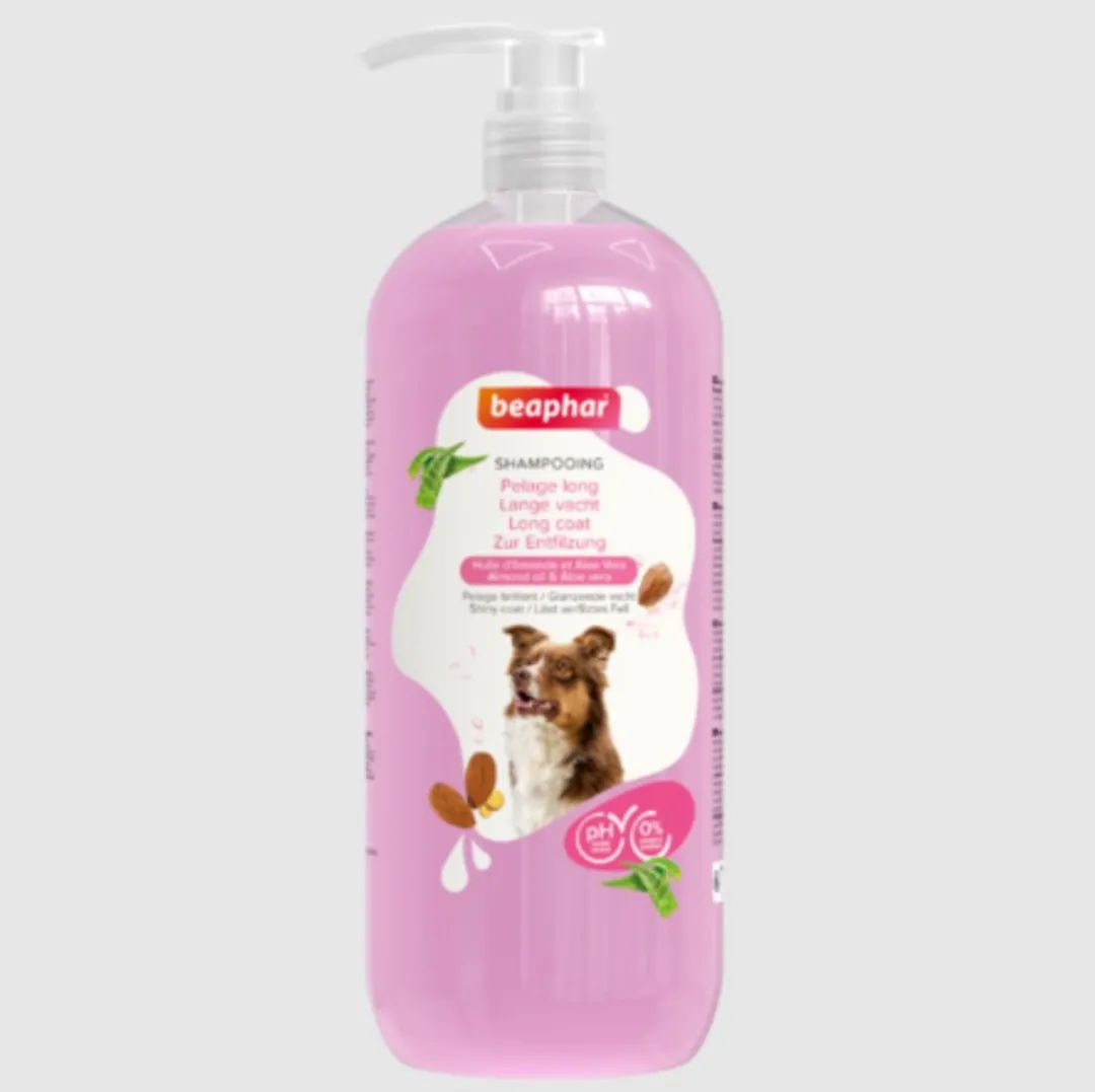 Beaphar Shampoo Bubbels Hond Langharig 1L
