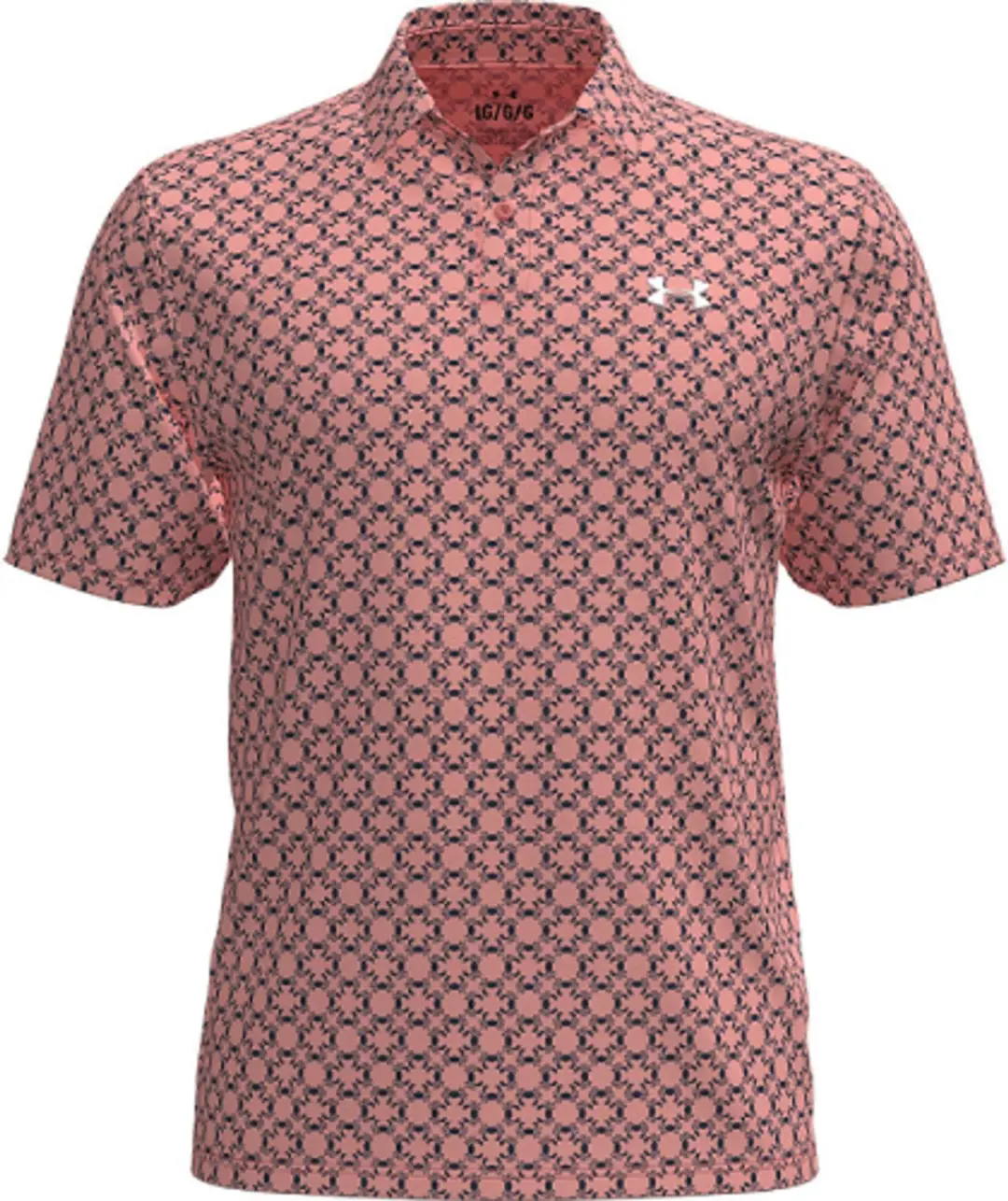 Under Armour Matchplay Polo Crab Print Roze