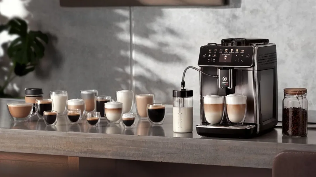 Saeco GranAroma SM6585/00 Espressomachine - 16 Drankjes - Zwart - afbeelding 6 van 6