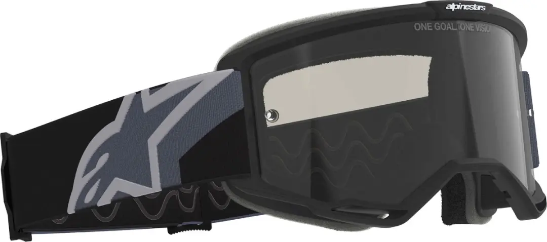 Alpinestars Vision Sand Motorcrossbril - Zwart/Grijs - afbeelding 2 van 4