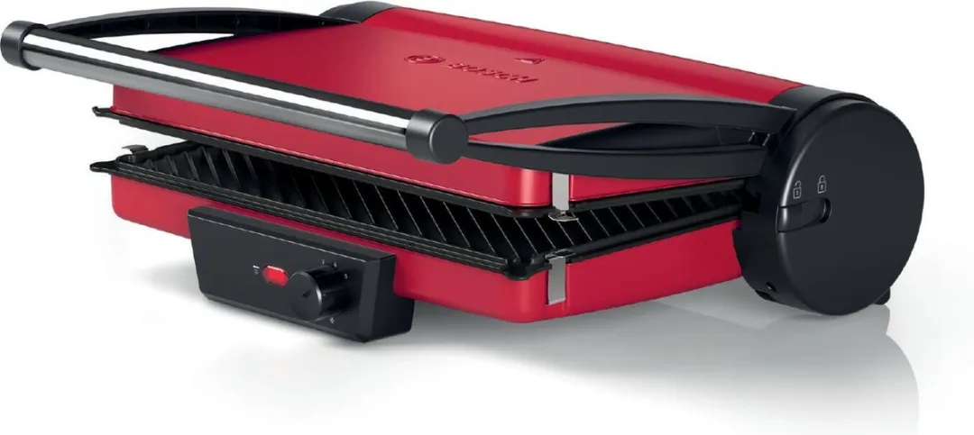 Bosch TCG4104 Contactgrill - 2 Platen - Zwart/Rood