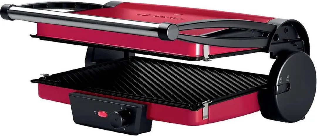 Bosch TCG4104 Contactgrill - 2 Platen - Zwart/Rood