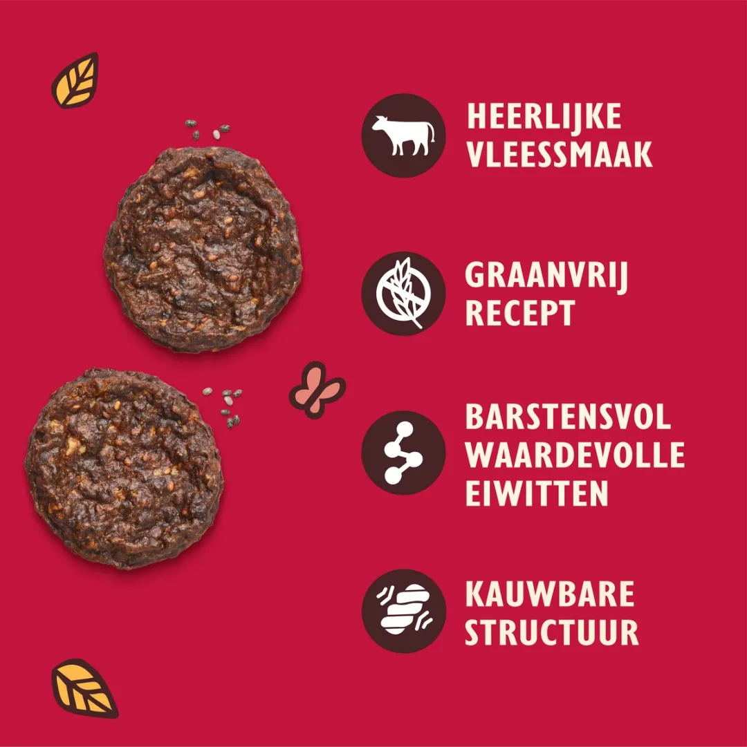 Lily's Kitchen - Hondensnacks - The Best Ever Beef Mini Burgers Rund - 8 x 70 g