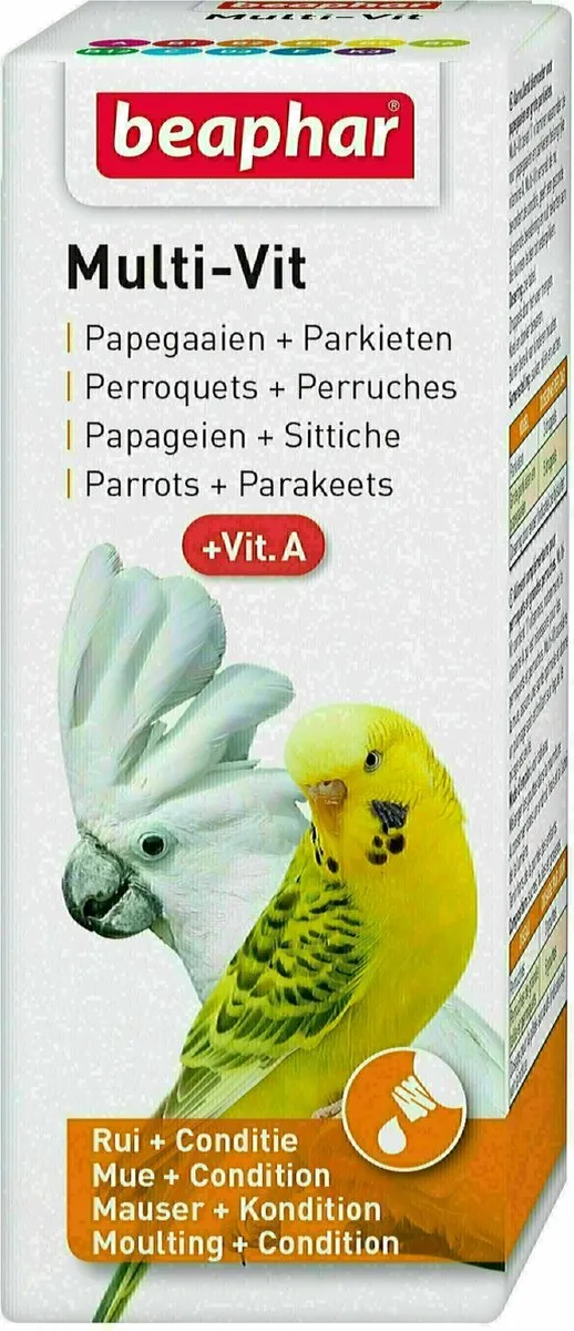 Beaphar Multi-Vit Papegaaien & Parkieten 50ml