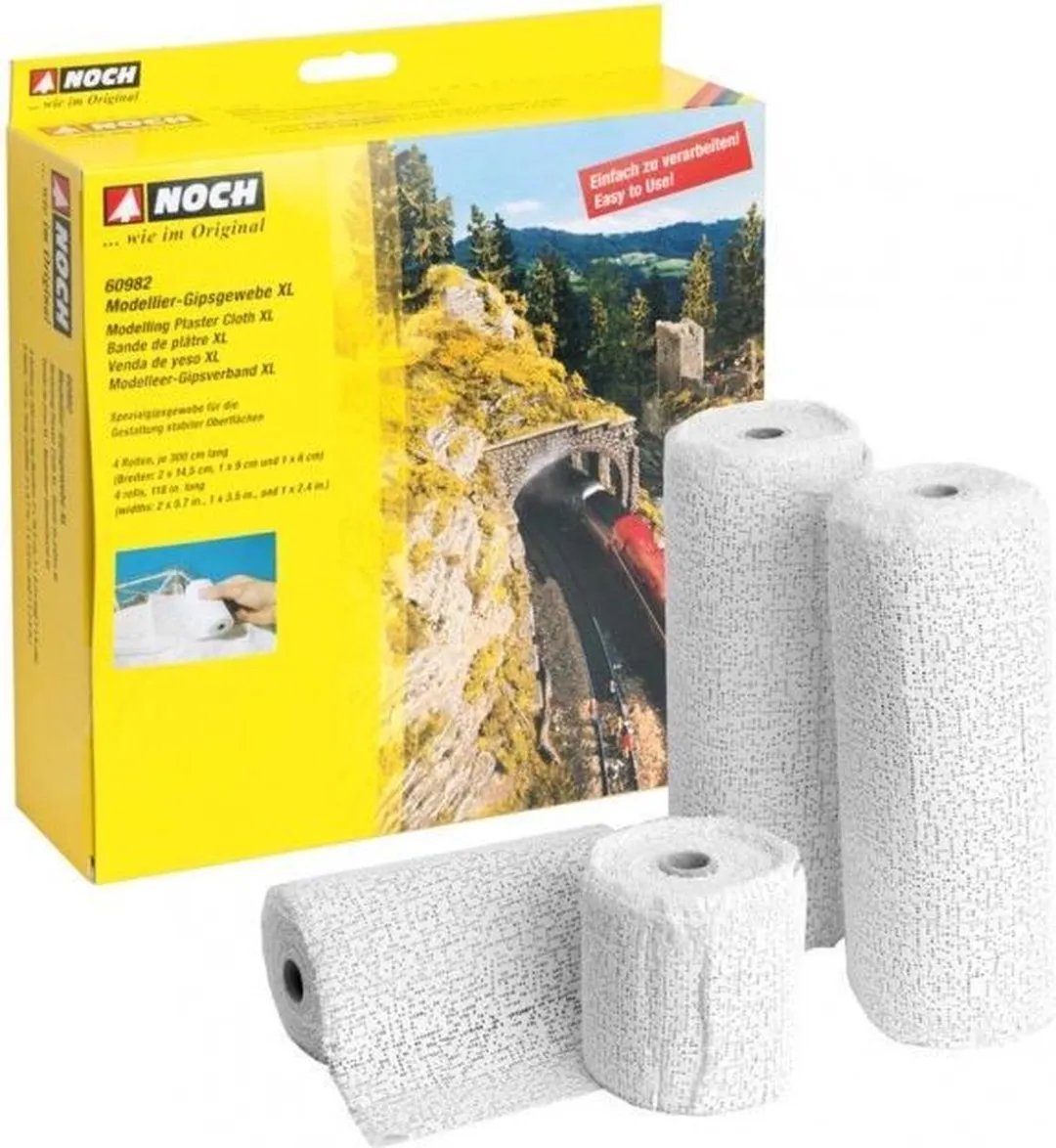 Noch 60982 Gipsverband Aluminium-grijs