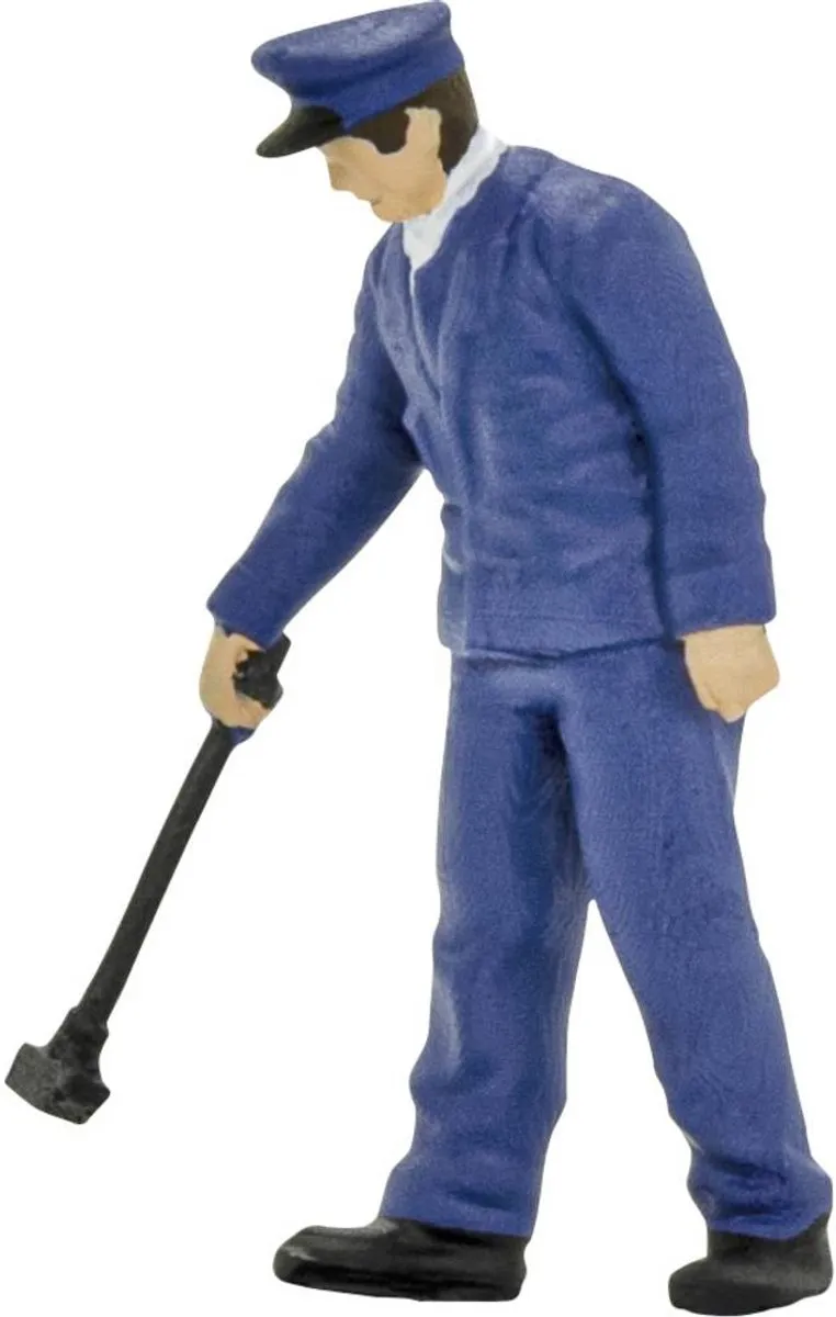 Viessmann Modelltechnik 1557 H0 Wagenmeester ronddraaiend, bewegende hamer figuren Functioneel model, Geverfd