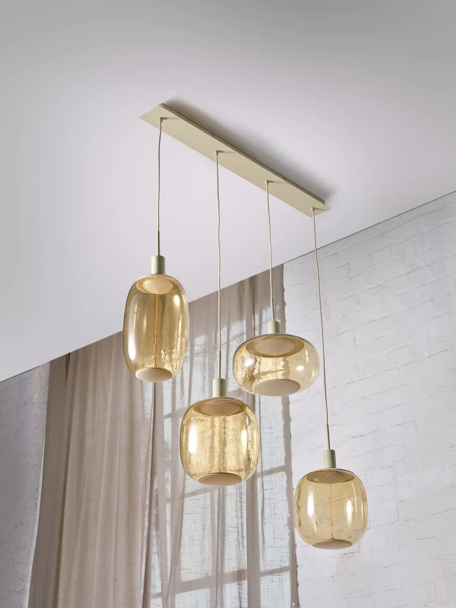 Osram Decor Needle Linear Hanglamp 4xE27 - Beige