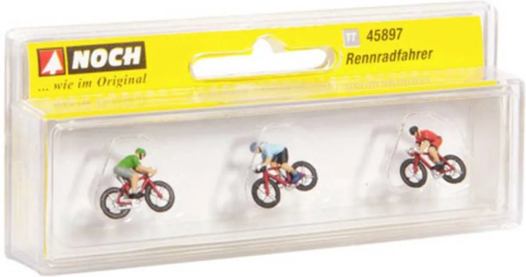 NOCH 45897 TT Wielrenners figuren Geverfd