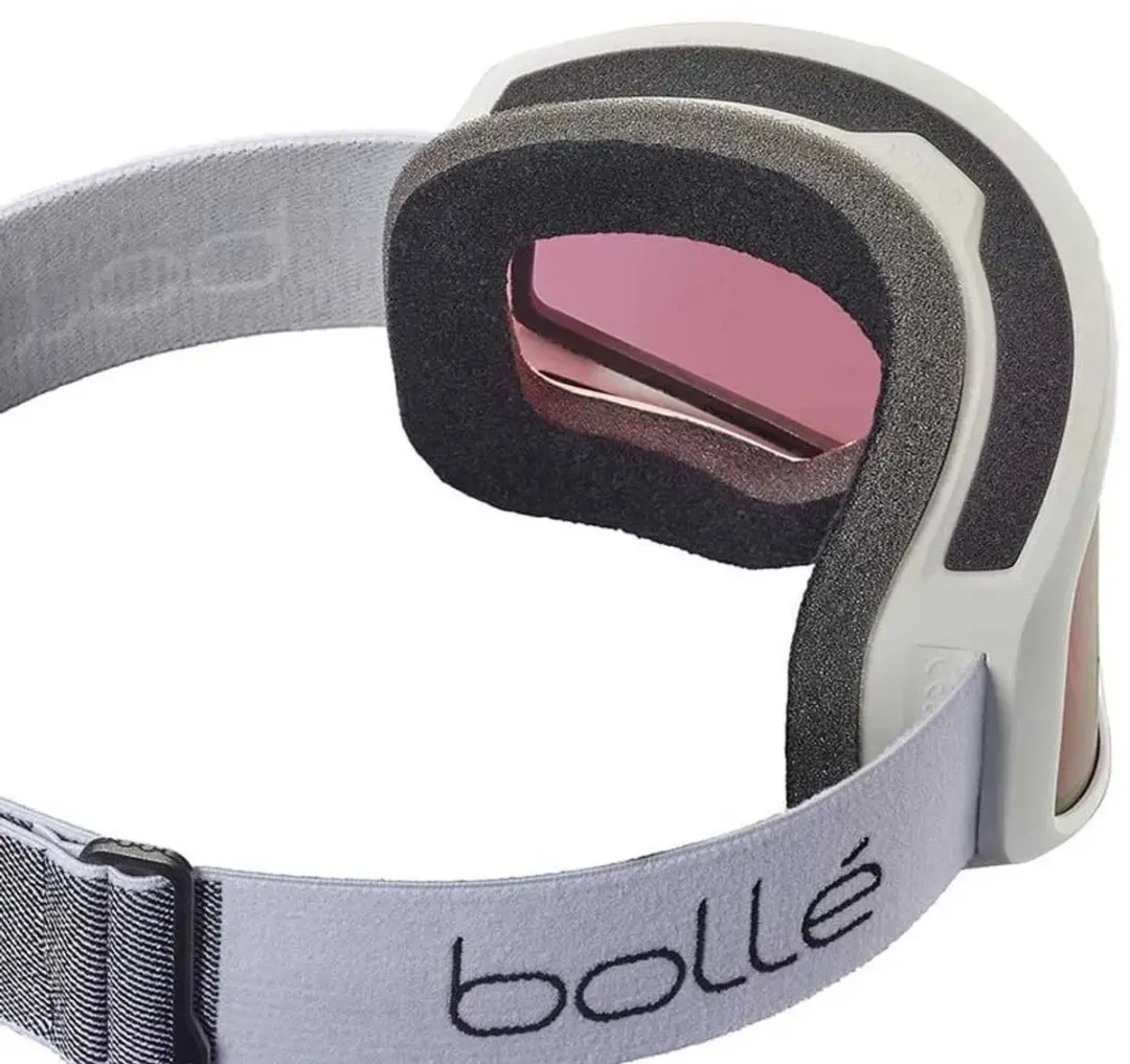 Bollé Bedrock Plus OTG Skibril - Wit - Blauwe Lens - afbeelding 3 van 5