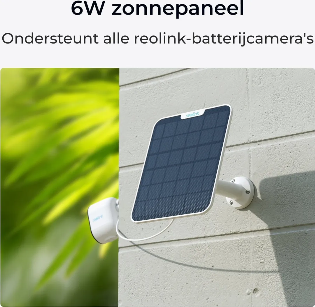 Reolink 4K beveiligingscamera buiten op batterij, Draadloos wifi, Slimme detectie, Eenvoudige en flexibele installatie