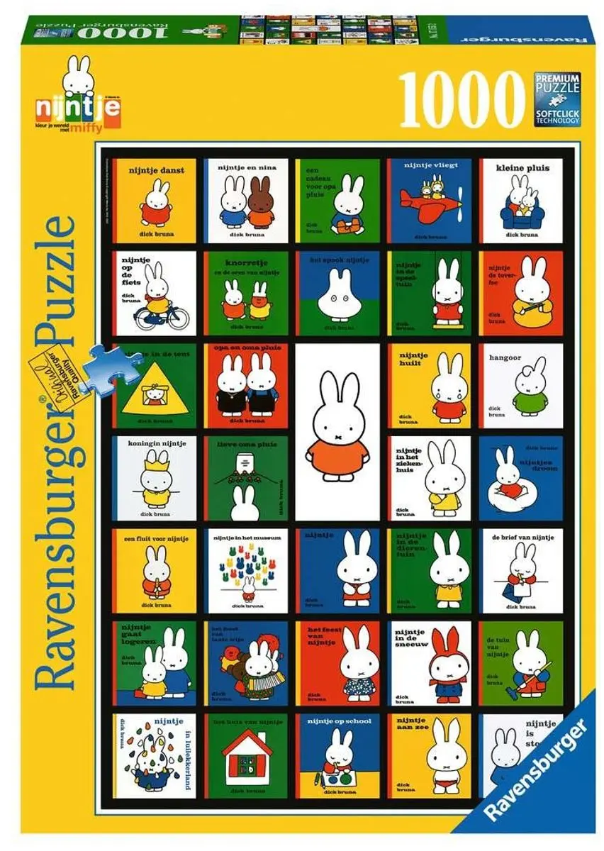 Ravensburger puzzel nijntje bookcovers