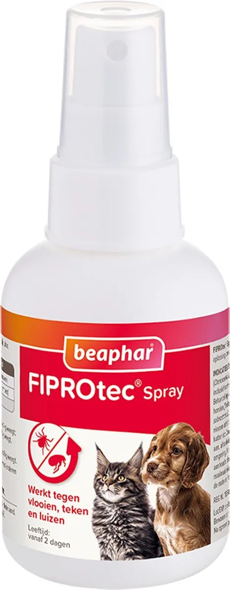 Beaphar Fiprotec Spray Anti Vlooien & Teken 100ml