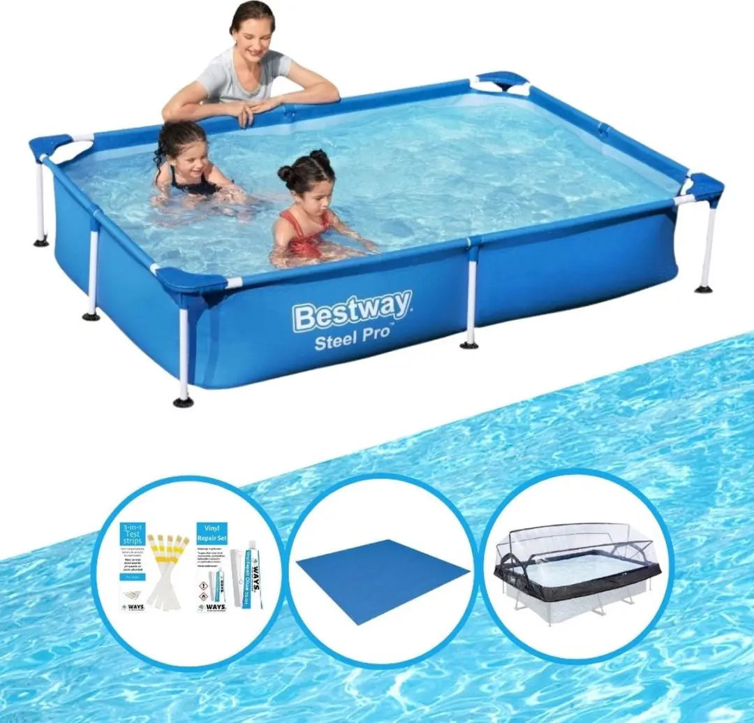 Bestway Zwembad Steel Pro 221x150x43 cm