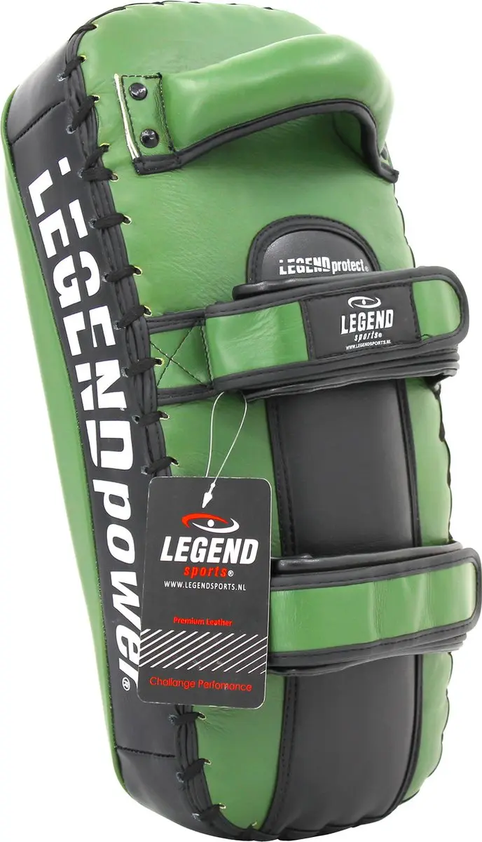 Legend Sports Stootkussen Thai Pad Leer 42 Cm Legergroen