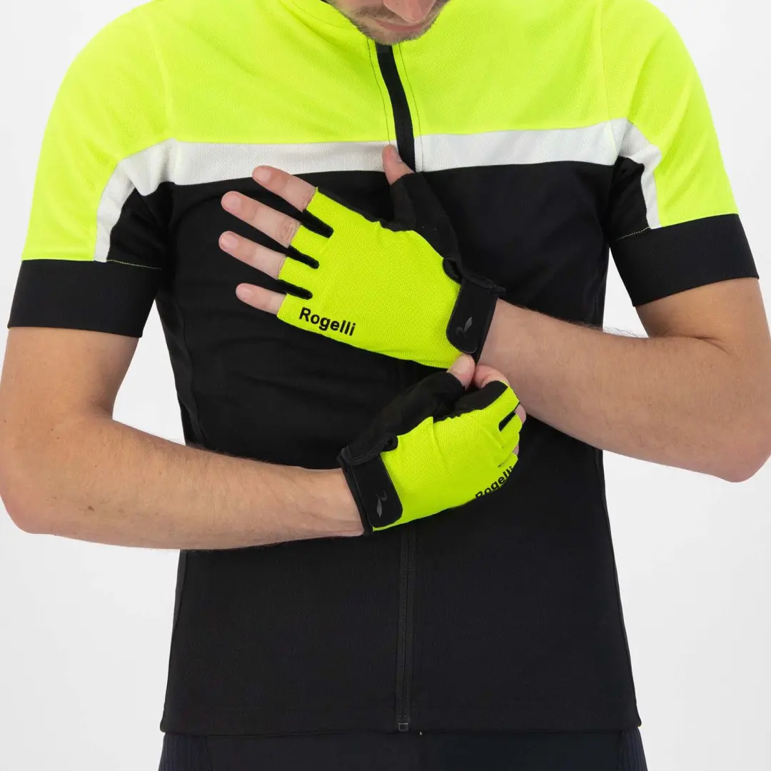 Rogelli Core Heren Fietshandschoenen Zomer - Fluor - afbeelding 2 van 6