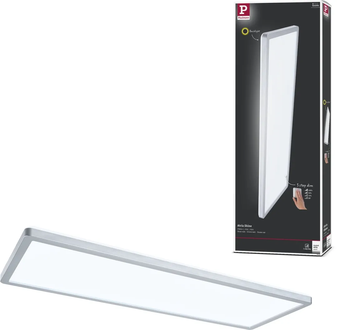 Paulmann Atria Shine LED-paneel 22W 1800lm 4000K