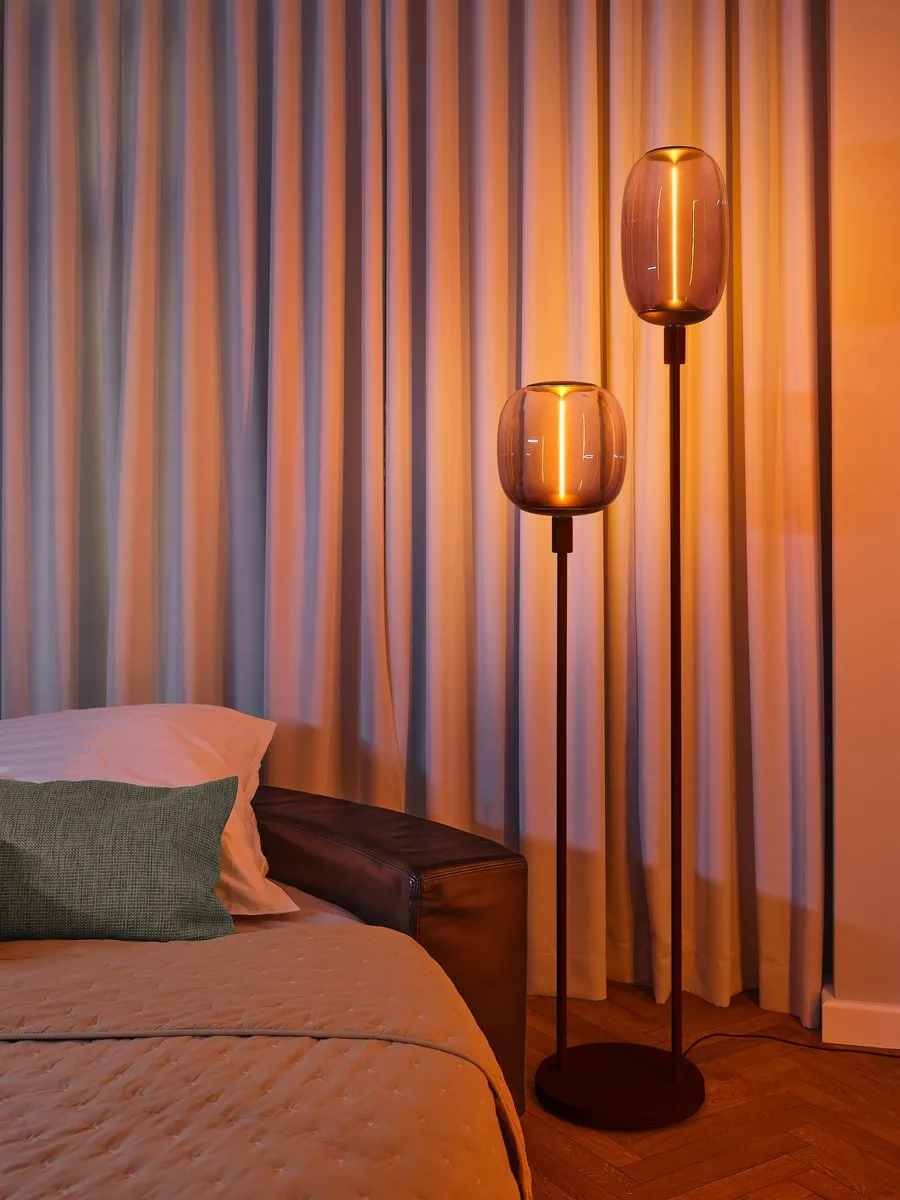 Osram Decor Stick Floor Grondlamp 2xE27 - Donkergrijs