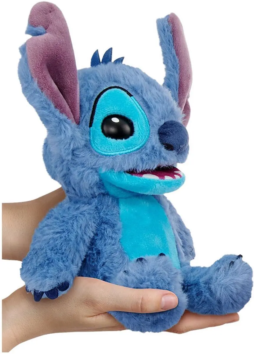 Disney Stitch Palm Puppetronic Interactieve Knuffel - 13cm - afbeelding 2 van 5