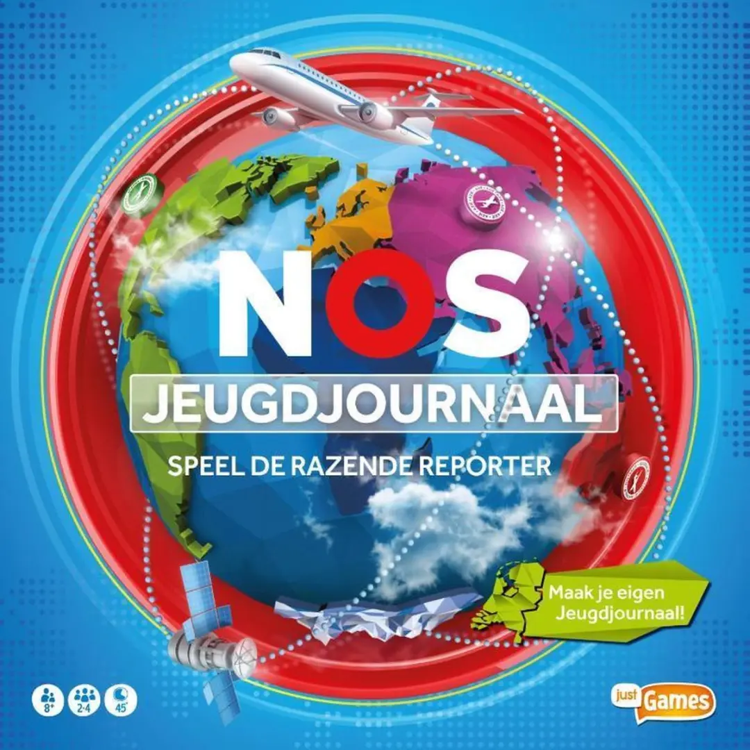 Just Games Het NOS Jeugdjournaal Bordspel - 3-6 Spelers - afbeelding 6 van 6