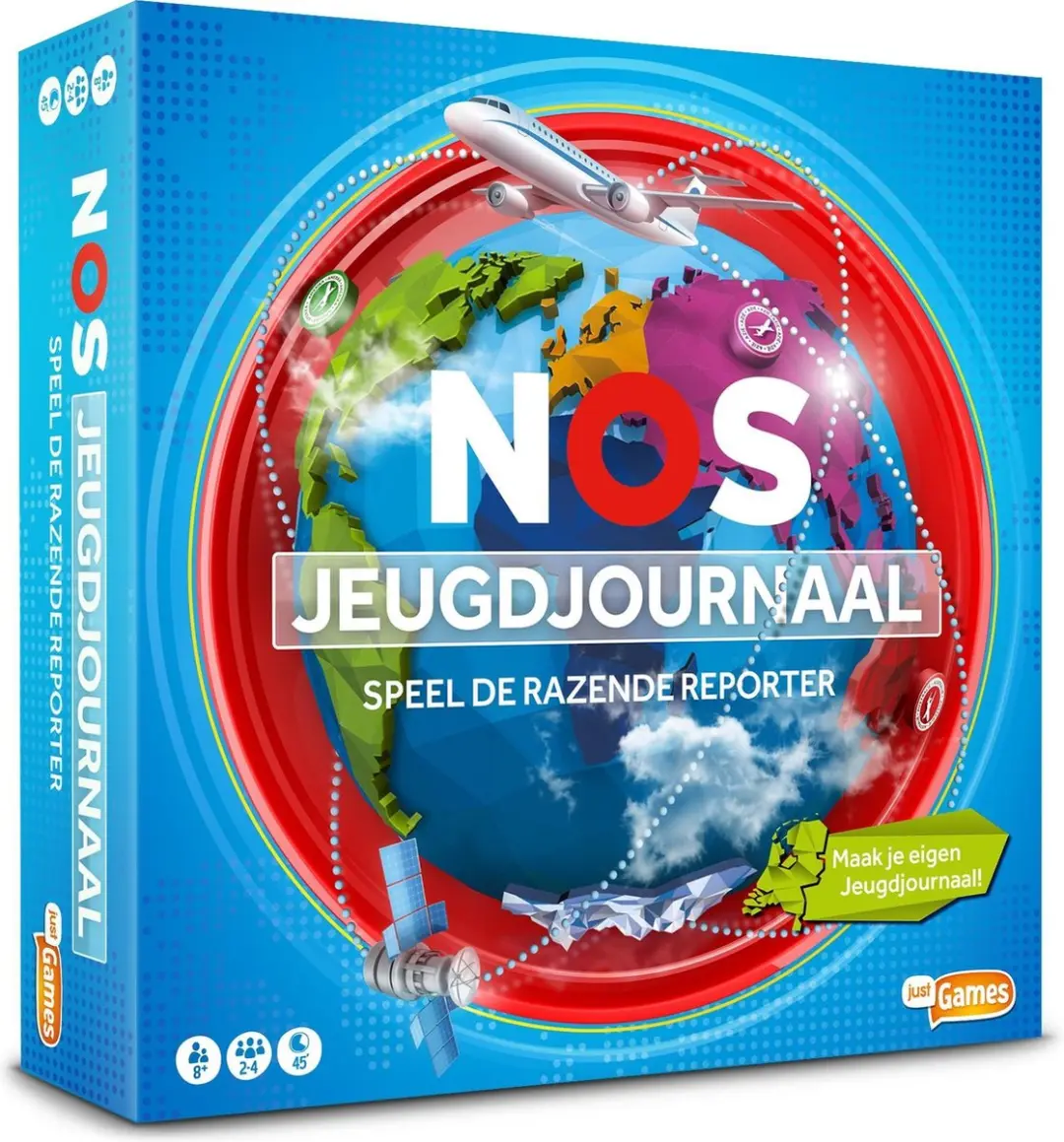 Just Games Het NOS Jeugdjournaal Bordspel - 3-6 Spelers - afbeelding 5 van 6