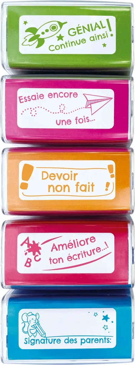 Colop Nio Schoolstempel Brave Red - afbeelding 2 van 2