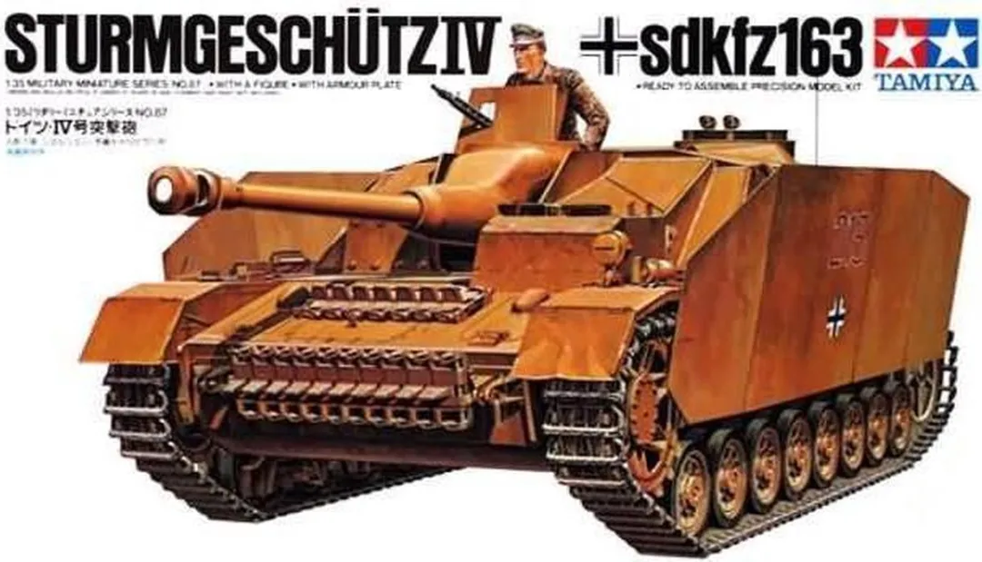 Tamiya German SdKfz.163 Sturmgeschütz IV 35087 - 1:35 - Modelbouwpakket - Multi